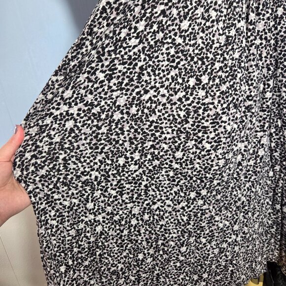 Simply Vera Vera Wang Medium Black Purple Animal Print Sleeveless Long Nightgown - Picture 5 of 11